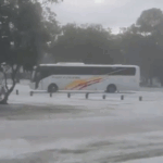Ave Storms desencadeia a neve como condições em Queensland