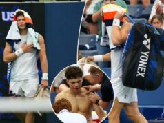 Ben Shelton renuncia ao traje da terceira rodada com lesão nos Estados Unidos Open Crusher Ben Shelton renuncia ao traje da terceira rodada com lesão nos Estados Unidos Open Crusher