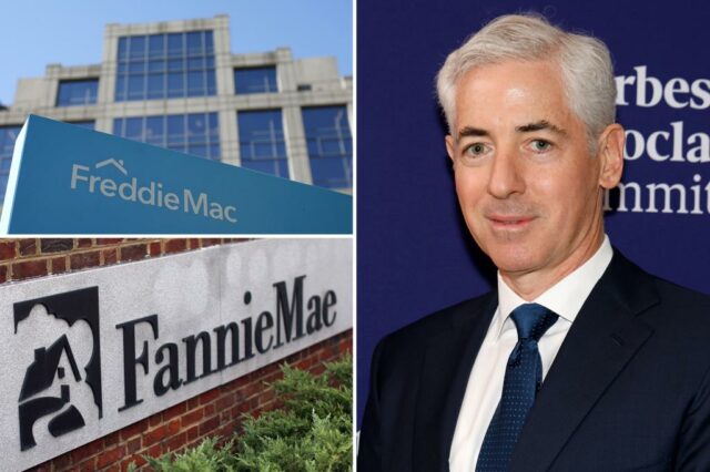 Bill Ackman propõe uma combinação de Fannie Mae e Freddie Mac

