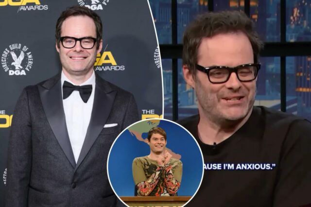 Bill Hader admite a verdadeira razão pela qual ele omitiu "SNL50" - e rejeita a desculpa inicial de seu jornalista

