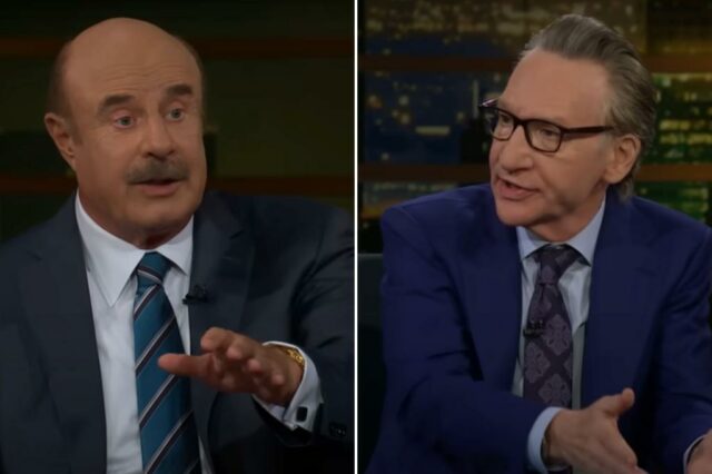 Bill Maher confronta dr. Phil para se juntar aos ataques "impopulares" de Trump

