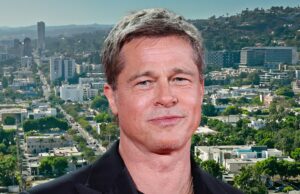 Brad Pitt vendendo Los Angeles em casa semanas após a invasão Brad Pitt Getty 1
