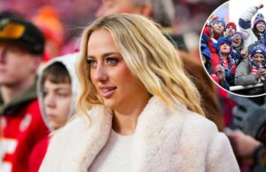 Brittany Mahomes teve uma reação intensa à vitória do título do Chiefs AFC sobre Bills Jenna Bush Hager Compare Matt Rogers Jonathan Groff com Taylor e Travis Online
