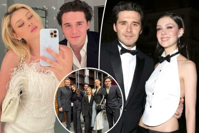 Brooklyn Beckham e Nicola Peltz renovam casamentos de casamento quando Rift com sua família se aprofunda

