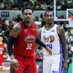 Justin Brownlee e Rondae Hollis-Jefferson, duas das melhores importações da batalha do PBA, nas finais da Copa do Comissário.