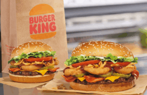 Burger King lança novo Whopper com uma torção Burger King lança novo Whopper com uma torção