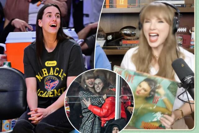 Caitlin Clark reage a Taylor Swift, que quebram a Internet - depois de prever a falha algumas horas antes

