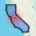 O norte da Califórnia ficou abalado amanhã, quando vários terremotos atingiram em um curto período de tempo