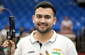 Campeonato Asiático de Tiro – Anish Bhanwala recebe a medalha de prata no evento de pistola de bombeiros rápidos de 25m Campeonato Asiático de Tiro - Anish Bhanwala recebe a medalha de prata no evento de pistola de bombeiros rápidos de 25m