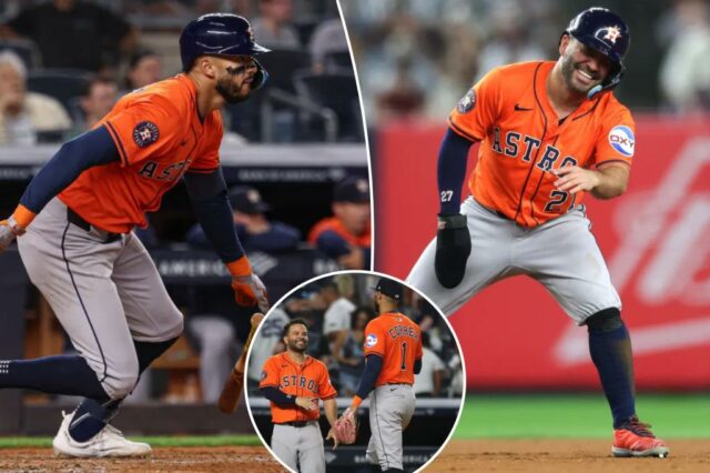 Carlos Correa, Jose Altuve mais uma vez ri com Yankees

