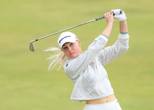 Charley Hull tritura a disputa na terceira rodada 'realmente "aight aight

