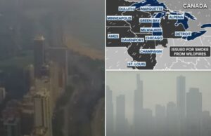 Chicago, Minneapolis Soul com a pior qualidade do ar do mundo quando a fumaça do fogo selvagem canadense retornar Chicago, Minneapolis Soul com a pior qualidade do ar do mundo quando a fumaça do fogo selvagem canadense retornar