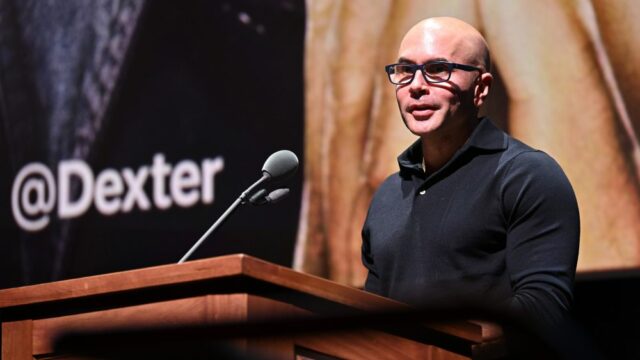 NEW YORK, NEW YORK - JULY 09: Chris McCarthy, President and CEO, Showtime/MTV Entertainment Studios speaks onstage during the Dexter: Resurrection world premiere in NY at Alice Tully Hall on July 09, 2025 in New York City. (Photo by Roy Rochlin/Getty Images for Paramount+)
