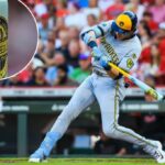 Christian Yelich oferece uma noite enorme para ganhar no Wild Brewers retornar usando Bob Uecker Bat