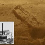 Cientistas descobrem acidentalmente os destroços do navio desde a época da Guerra Civil durante a exploração do rio Dark Wisconsin