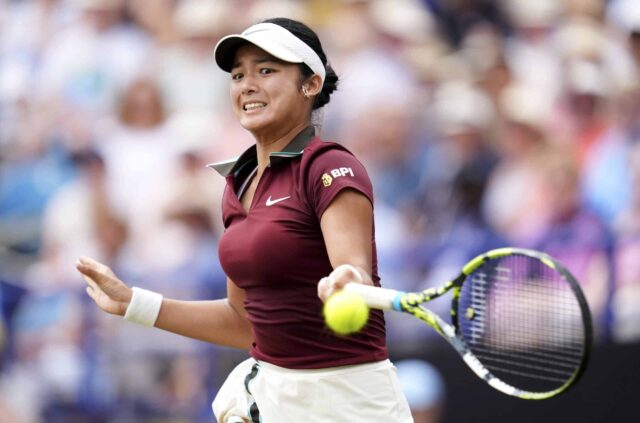 Alex Eala faz com que a estreia principal do Aberto das Mulheres dos EUA contra Clara Tauson, da Dinamarca, no domingo (horário de Manila) no USTA Billie Jean Tennis Center, em Queens, Nova York.
