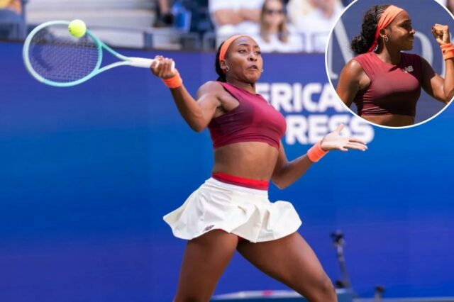 Coco Gauff tem muitos 'agradáveis', pois oferecem a oferta para a direita nos Estados Unidos abertos de 16 

