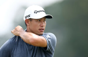 Collin Morikawa faz uma declaração da Ryder Cup no campeonato da turnê Collin Morikawa faz uma declaração da Ryder Cup no campeonato da turnê