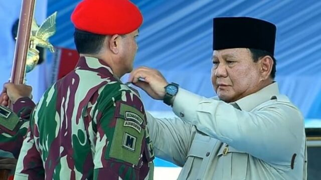 Comandante das tropas de elite TNI agora com um alcance de três estrelas, aqui estão 3 de sua escolha e trilha

