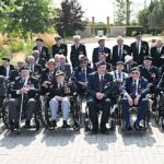 Todos os últimos veteranos de VJ restantes retratados durante um serviço de memória para comemorar o 80º aniversário do VJ Day no National Memorial Arboretum em 15 de agosto de 2025 em Alrewas, Staffordshire