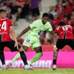 Marcus Rushford, do FC Barcelona, está assistindo
