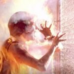 A sequência assustadora do pesadelo no Terminator 2: Judment Day, quando o personagem de Linda Hamilton, Sarah Connor, tem um sonho de uma adaptação nuclear