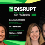 TechCrunch Disrupt 2025 Gale Wilkinson, Erik Allebest, Kay Makishi