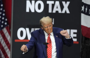 Como o enorme aumento de impostos de Trump pode ser uma pequena empresa seca O presidente Donald Trump fala no evento para denunciar uma nova engenhada no jardim de rosas na Casa Branca, quarta -feira, 2 de abril de 2025 em Washington. (Foto ABD / Mark Schiefelbein)