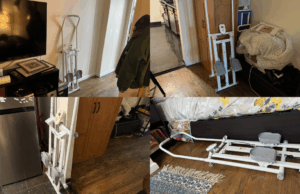 Como salvar o estágio de Merach em seu apartamento Salve a escada no armário