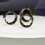Samsung Galaxy Ring em um fundo branco