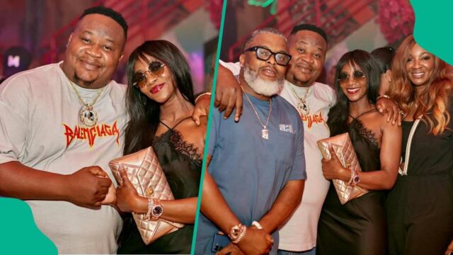 Cubana CP revela a alegria quando ele cumpre Genevieve Nnaji pela primeira vez: "Meu grande irmão" 

