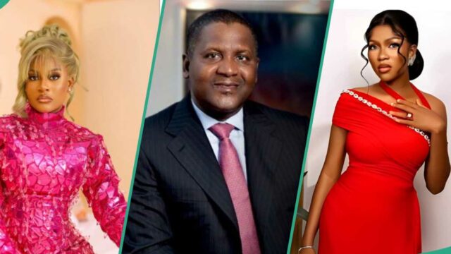 Dangote reage à morte da irmã de Phyna, libera uma declaração oficial sobre os planos que ele tinha

