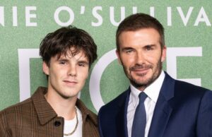 David Beckham canta vozes de backup para seu filho Cruz em Sweet Duet Cruz Beckham e David Beckham