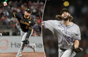 David Bednar, Jake Bird pronto para jogar no fogo nos ianques de luta David Bednar está correndo contra o gigante de São Francisco no final da nona rodada no Oracle Park em 28 de julho de 2025 em São Francisco, Califórnia.