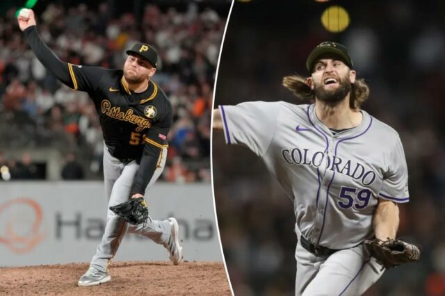 David Bednar está correndo contra o gigante de São Francisco no final da nona rodada no Oracle Park em 28 de julho de 2025 em São Francisco, Califórnia. 