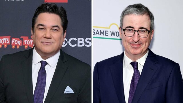 Dean Cain bate -se de volta aos membros de John Oliver, afirma que ele roubou uma piada "máscara"

