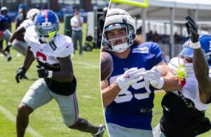 Deonte Banks, lutando para começar a trabalhar no turnover, levando em consideração mais tempo jogando no Giants antes da temporada Deonte Banks, lutando para começar a trabalhar no turnover, levando em consideração mais tempo jogando no Giants antes da temporada