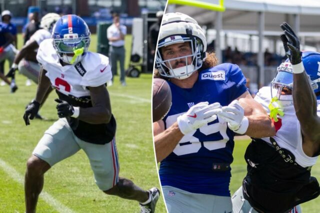 Deonte Banks, lutando para começar a trabalhar no turnover, levando em consideração mais tempo jogando no Giants antes da temporada

