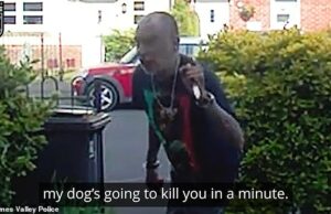 Depois de esfaquear seu vizinho por causa de uma briga, um maníaco de besta se enfureceu e atirou em policiais armados. Empunhando uma faca, rei ameaça seu vizinho