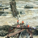 Dhabrongj sai da construção no Jeramur em Geramur