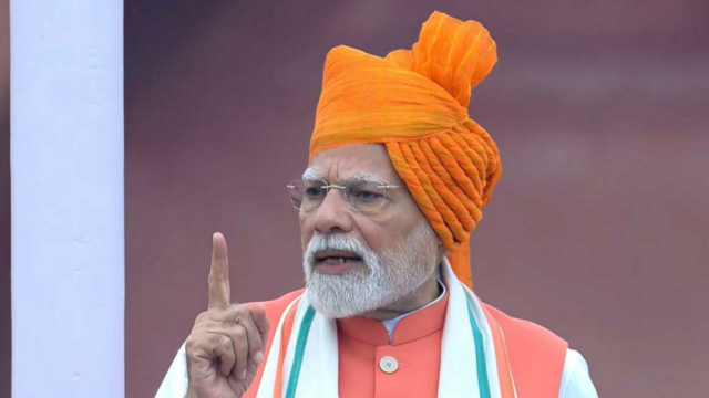 Dia da Independência 2025: MM Modi na 79ª tabela


