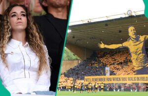 Diogo Jota é uma viúva Rute Cardoso se emocionou durante o imposto de lobos para o Late Liverpool Star Diogo Jota é uma viúva Rute Cardoso se emocionou durante o imposto de lobos para o Late Liverpool Star