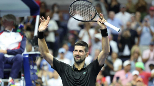 Djokovic para vencer o começo, dívidas 'Electrical' United States Open Group Ambience 

