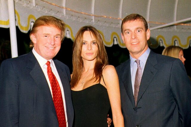 Donald Trump e o príncipe Andrew eram "intercâmbio no autor feminino

