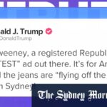 Donald Trump louco controversia Sydney Sweeney para