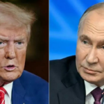 Donald Trump para Vladimir Putin no Alasca 15 de agosto