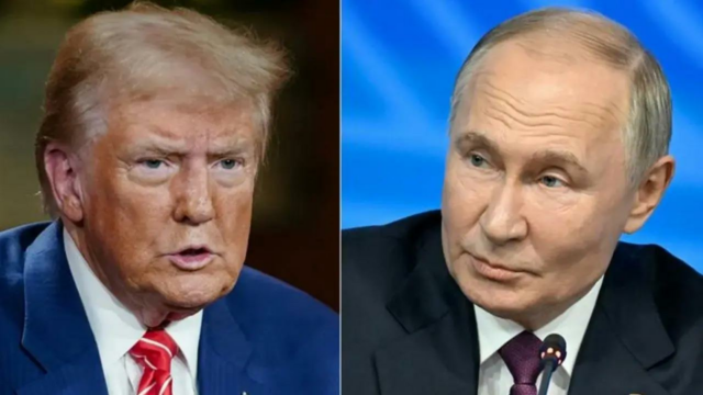 Donald Trump para Vladimir Putin no Alasca 15 de agosto

