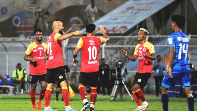 Durand Cup 2025: O leste de Bengala vence a Força Aérea Indiana Ft 6-1 para completar a cena do grupo

