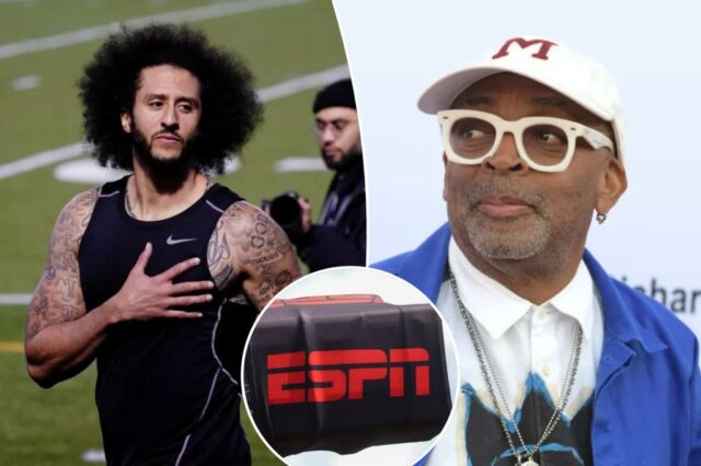 ESPN "Não continuará mais" com os documentos Colin Kapernick Spike Lee: "Não funciona"

