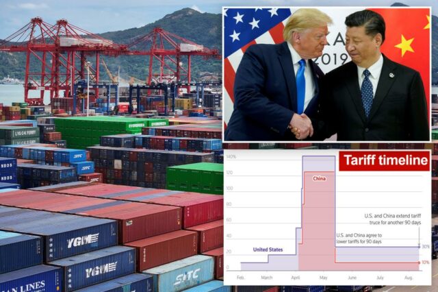EUA, China estende uma trégua tarifária por 90 dias, abstendo -se de um aumento de tarefas

